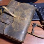 Rustic Journal on Keyboard